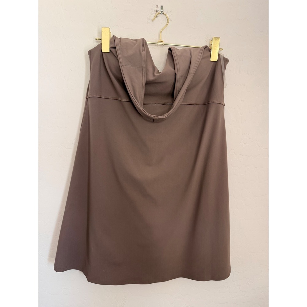 Spanx Get Moving Halter Dress Mocha Brown Athletic Tenniscore Dress Size XL NWT